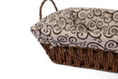 Paper Weave Square Basket with White & Black Lining - image 03