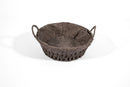 Paper Weave Round Basket with Grey Lining - image 01