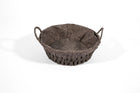Paper Weave Round Basket with Grey Lining - image 01