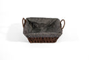 Paper Weave Square Basket with Grey Lining - image 01
