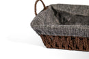 Paper Weave Square Basket with Grey Lining - image 03