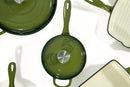 Cast Iron Cookware Set – 11-Piece, Olive Green - image 02