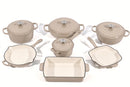 Cast Iron Cookware Set – 11-Piece, Light Grey - image 01