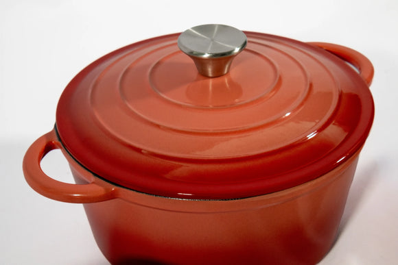 Cast Iron Cookware Set – 7-Piece, Pink - image 04