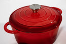 Cast Iron Cookware Set – 7-Piece, Red - image 04