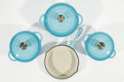 Cast Iron Cookware Set – 7-Piece, Turquoise - image 02