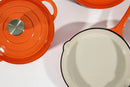 Cast Iron Cookware Set – 7-Piece, Orange - image 03
