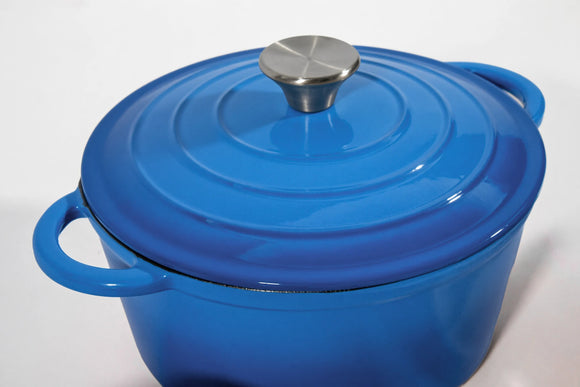 Cast Iron Cookware Set – 7-Piece, Lake Blue - image 04
