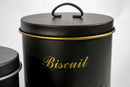 Kitchen Canister, Bread & Biscuit Box Set – Black - image 07