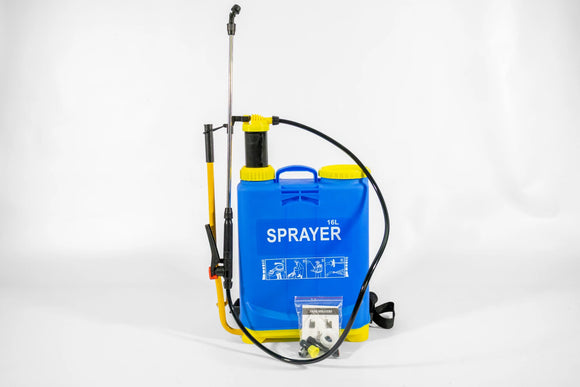 Knapsack Pressure Sprayer 16L – Blue & Yellow - image 01