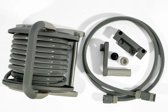 Manual Garden Hose Reel with 20 m Hose – 15 mm - image 01