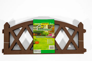 Garden Fence Panels – 4-Piece (60 x 23.5 cm) - image 01