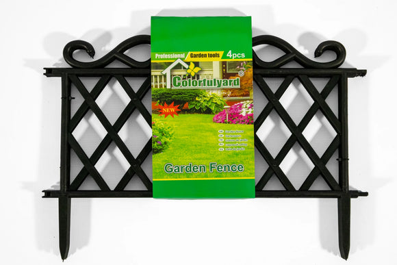 Garden Fence Panels – 4-Piece (48 x 32 cm) - image 01