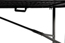 Foldable Camping Table – Black Wood Grain (180 x 70 x 74 cm) - image 03