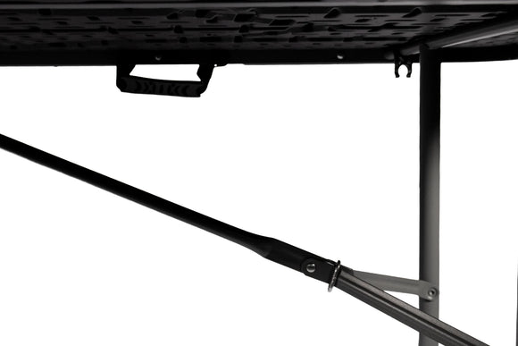 Foldable Camping Table – Black Wood Grain (180 x 70 x 74 cm) - image 03