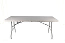 Foldable Camping Table – White (180 x 74 x 74 cm) - image 01