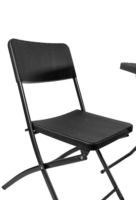 3-Piece Table & Chairs Set – Brown - image 03