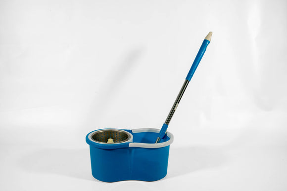 Easy-Spin Mop & Bucket Set – Blue - image 01