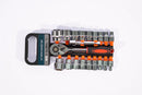 19-Piece 1/2 in Ratchet Socket Set – 8–30 mm - image 01