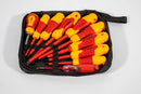 10-Piece Screwdriver Set – Red & Yellow with Storage Bag - image 03