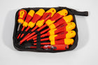 10-Piece Screwdriver Set – Red & Yellow with Storage Bag - image 03