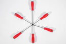 6-Piece Screwdriver Set – Red, Kaku - image 01