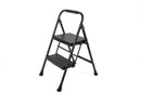 2-Step Foldable Ladder – Black, 200 kg - image 01