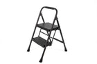 2-Step Foldable Ladder – Black, 200 kg - image 01