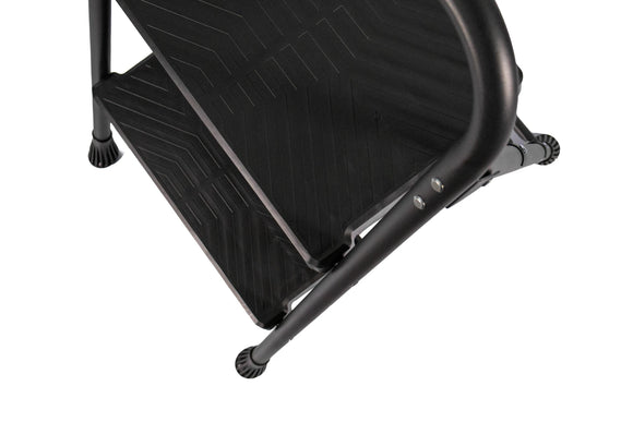 2-Step Foldable Ladder – Black, 200 kg - image 02