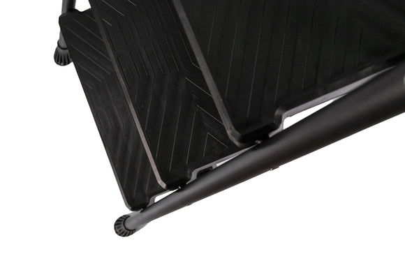 3-Step Foldable Ladder – Black, 200 kg - image 02