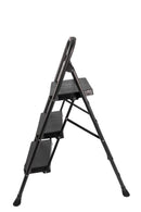 3-Step Foldable Ladder – Black, 200 kg - image 03
