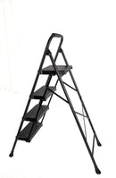 4-Step Foldable Ladder – Black, 200 kg - image 03