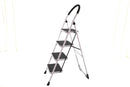 4-Step Foldable Ladder – White - image 01