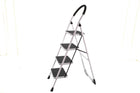 4-Step Foldable Ladder – White - image 01