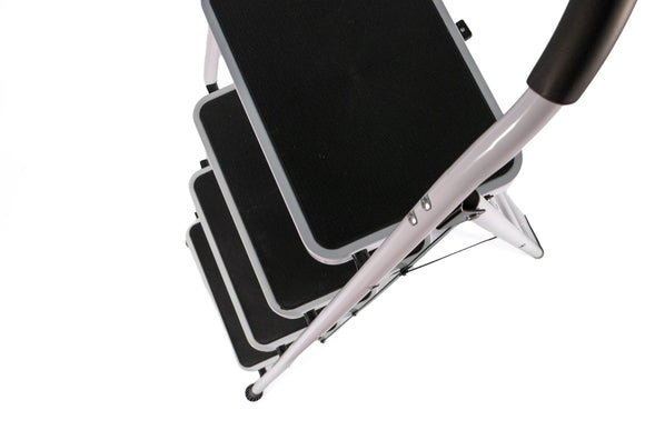 4-Step Foldable Ladder – White - image 02