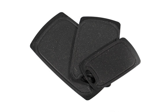 Cutting Board Set – 3-Piece, Grey - image 01