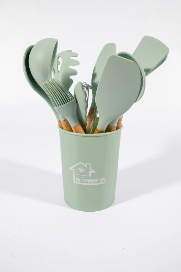 Kitchen Utensil Set – Light Green - image 01