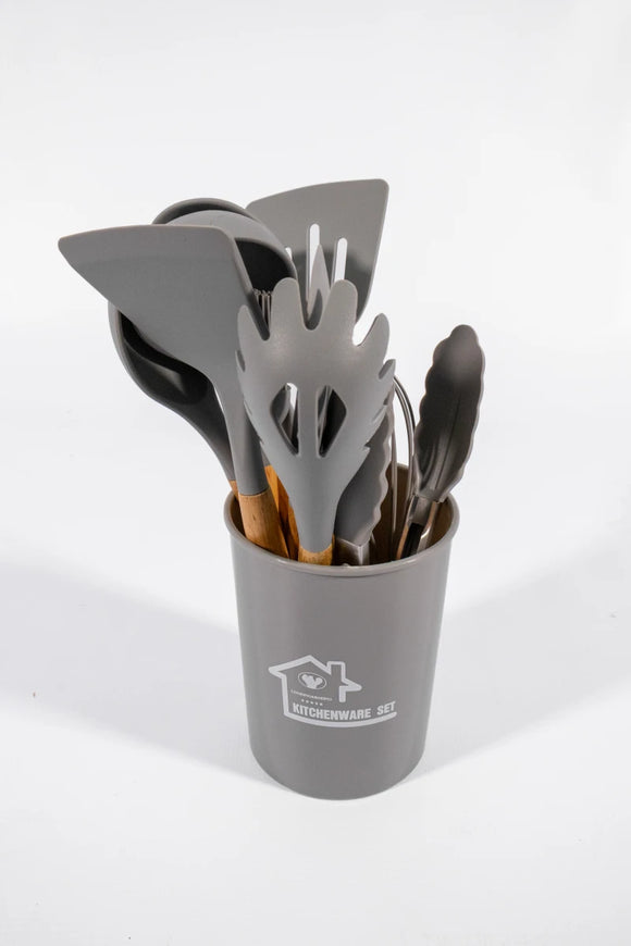 Kitchen Utensil Set – Grey - image 01