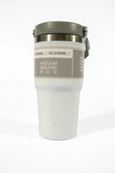 Flip-Straw Water Bottle 600 ml – White - image 01