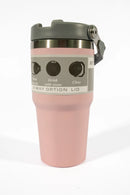 Flip-Straw Water Bottle 600 ml – Pink - image 01