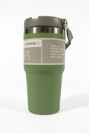 Flip-Straw Water Bottle 600 ml – Light Green - image 01