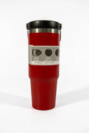 Flip-Straw Water Bottle 900 ml – Red - image 01