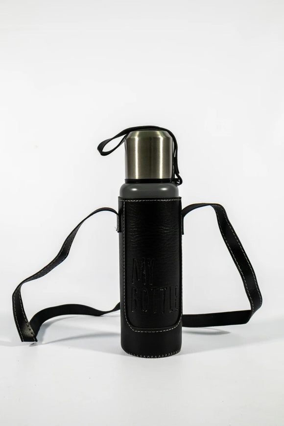 Double-Wall Vacuum Insulated Bottle 750 ml – Brown - image 01