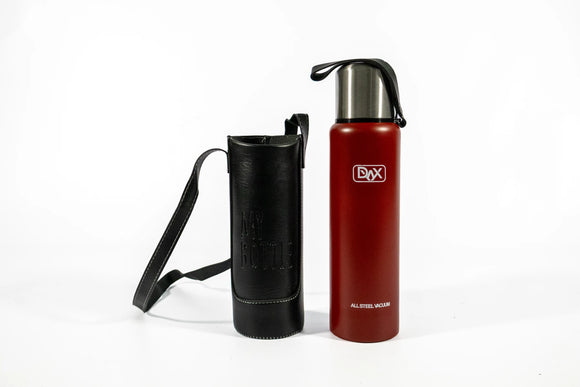 Double-Wall Vacuum Insulated Bottle 1200 ml – Red - image 01