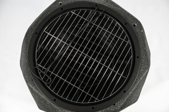Hexagonal Fire Pit – Black (69 x 65 x 48 cm) - image 04