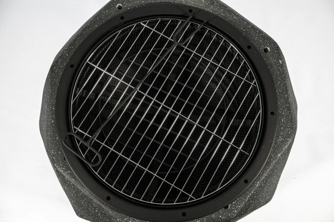Hexagonal Fire Pit – Black (69 x 65 x 48 cm) - image 04