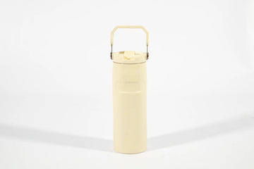 Flip-Straw Water Bottle 500 ml – Off White - image 01