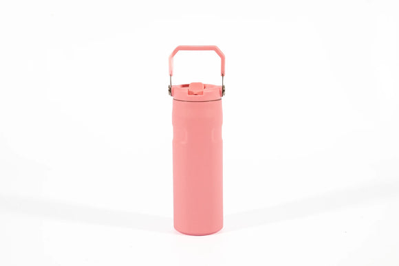 Flip-Straw Water Bottle 500 ml – Pink - image 01