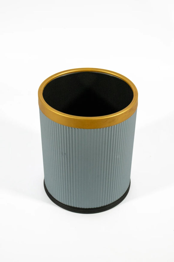 Decorative Bin 12L – Grey & Gold - image 01