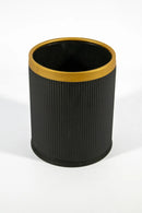 Decorative Bin 12L – Black & Gold - image 01